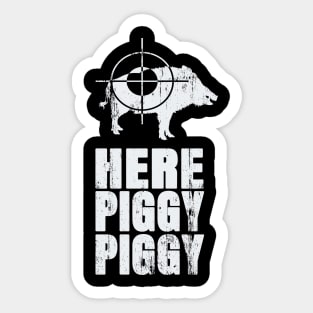 Boar Hunting Wild Hog Hunter Hogger Sticker